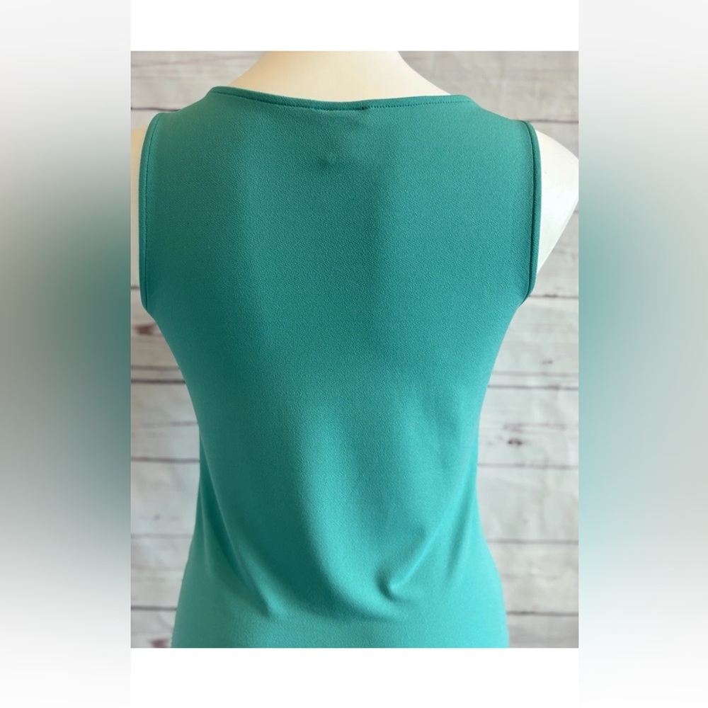 Ann Taylor Sleeveless Tank Top Size XS Mint Green Cowl Neckline NWOT - Picture 4 of 7